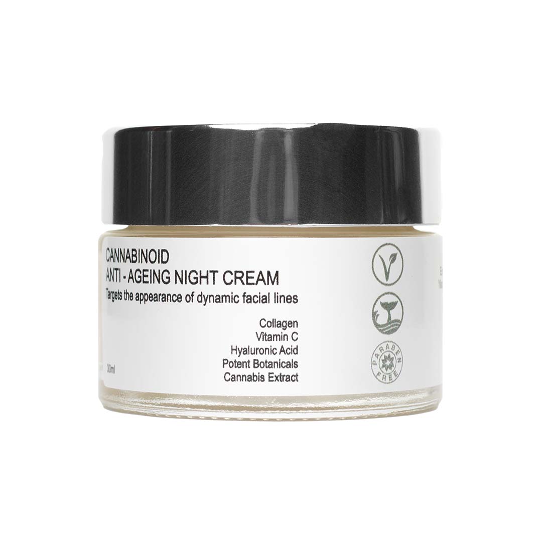 ANTI-AGEING | Night Cream | Potent Botanicals | Full Extract | Collagen | 30ml