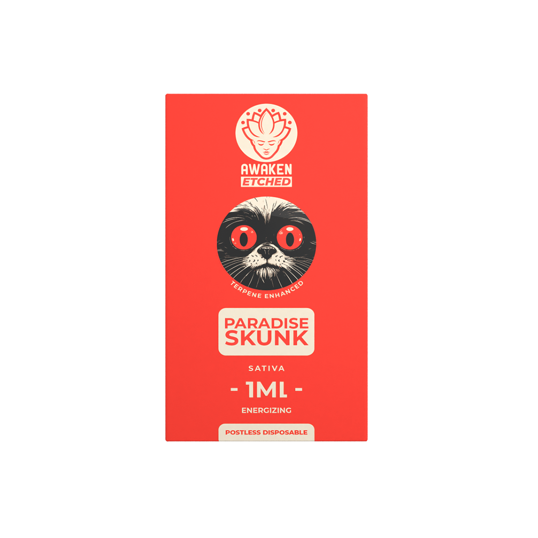 1ml Paradise Skunk Etched Disposable Vape
