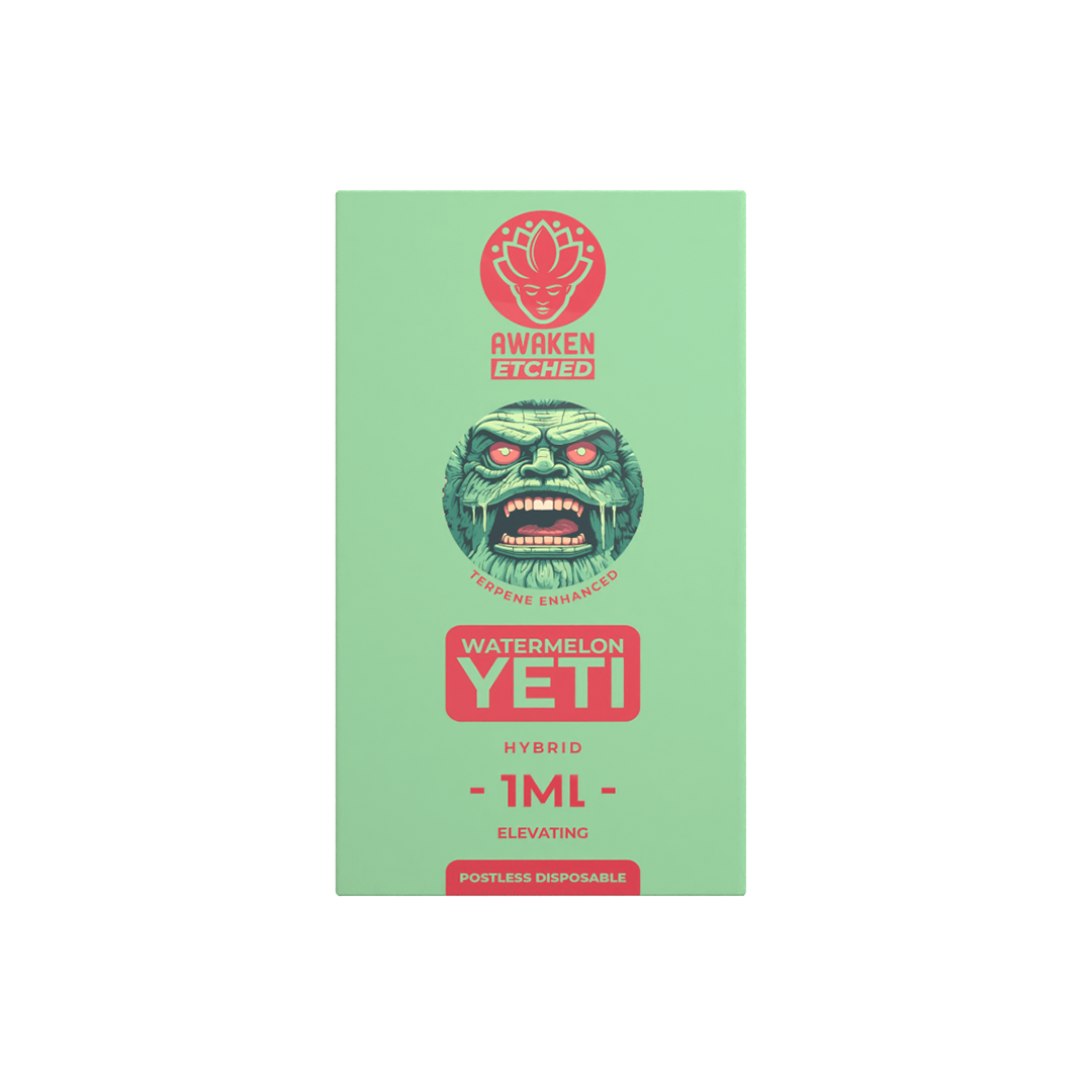 1ml Watermelon Yeti Etched Disposable Vape