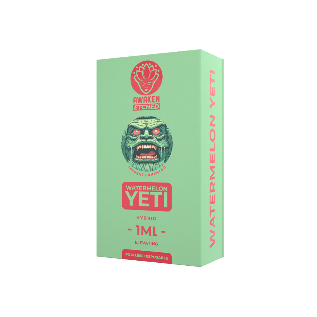1ml Watermelon Yeti Etched Disposable Vape