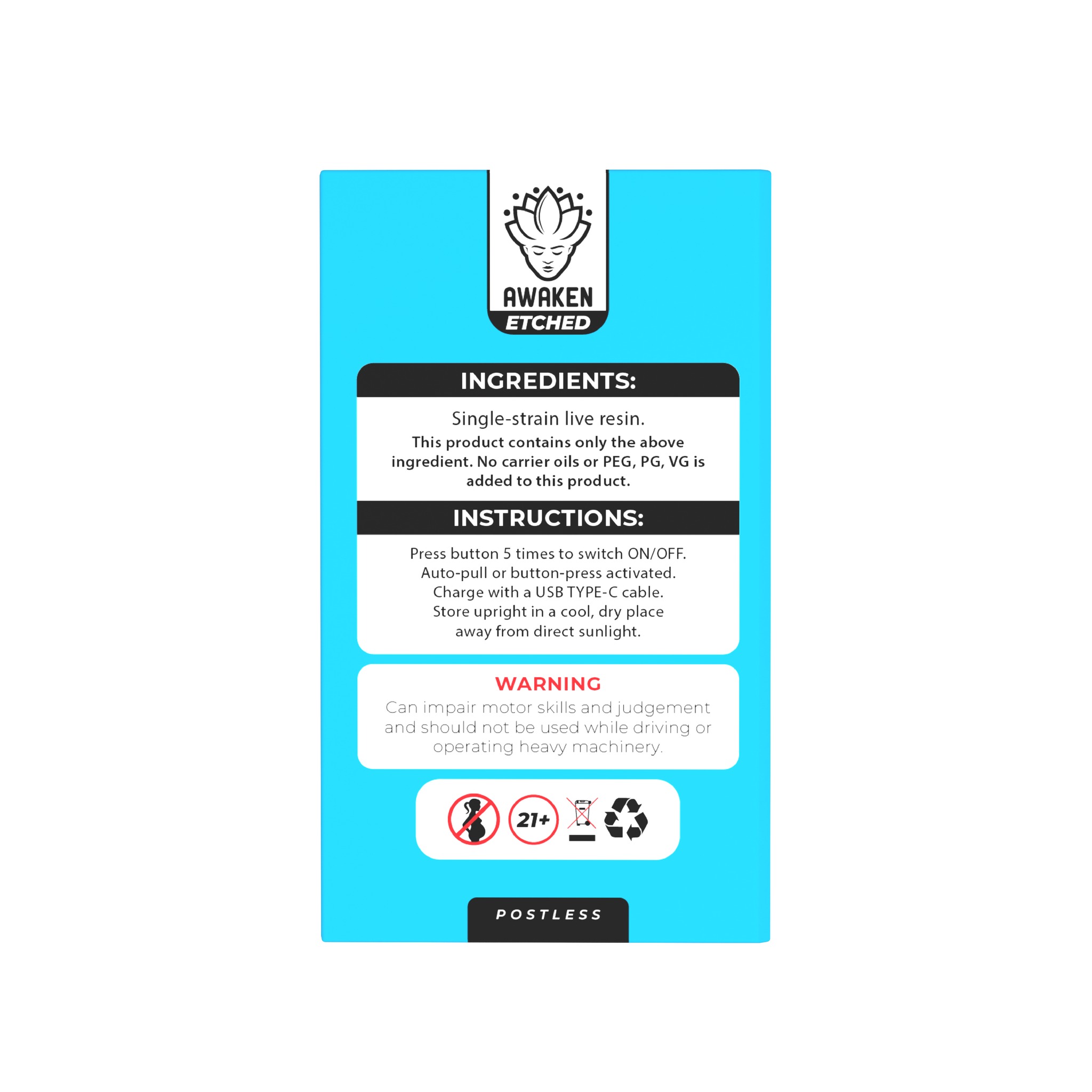 Spray Paint - Live Resin 1ml Etched Disposable