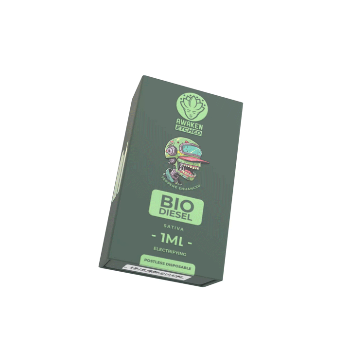 1ml Bio-Diesel Etched Disposable Vape
