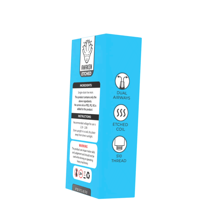 French Dexter - Live Resin 1ml Etched Vape Cartridge