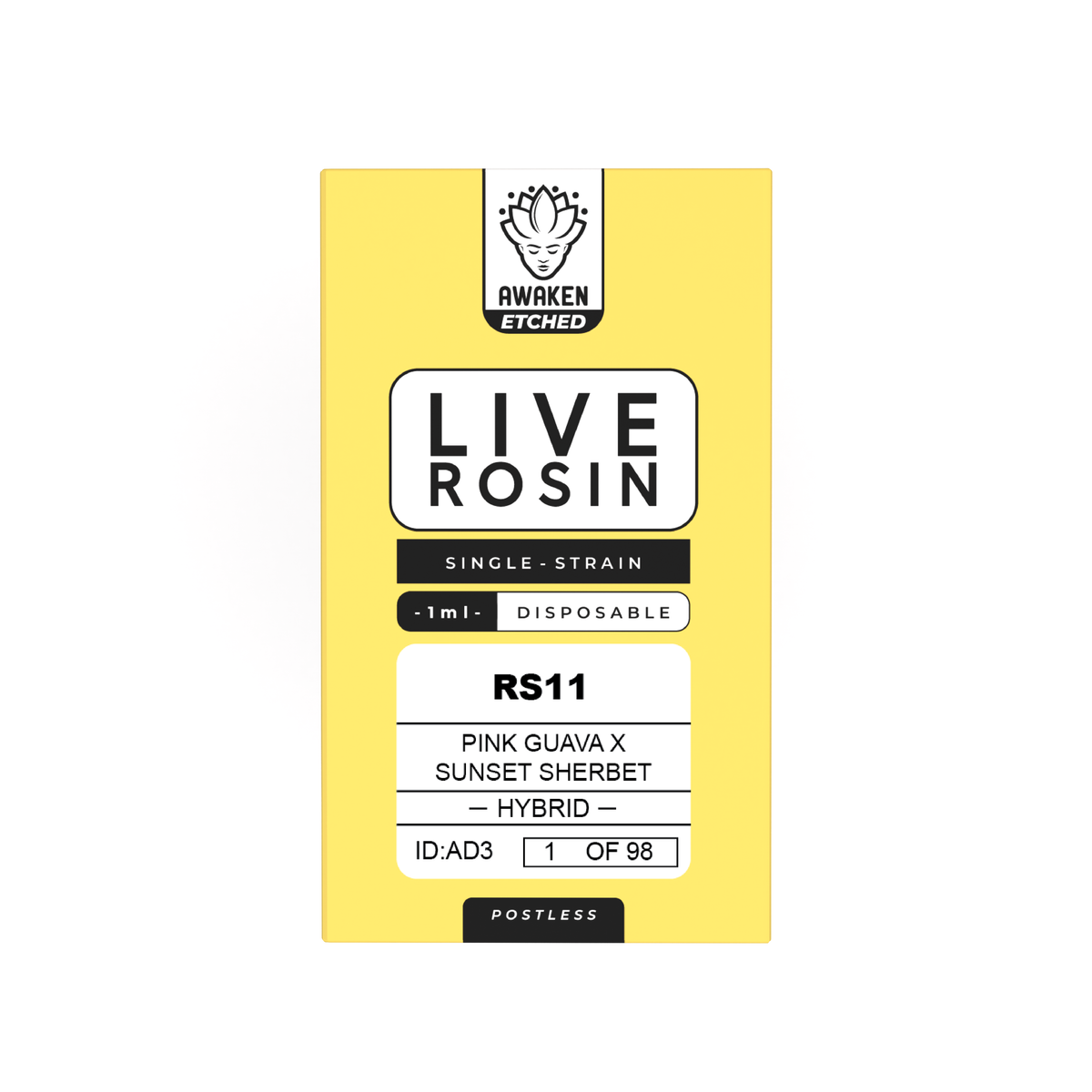 Rs11 Postcode RS11 - Live Rosin 1ml Etched Disposable – iLabs