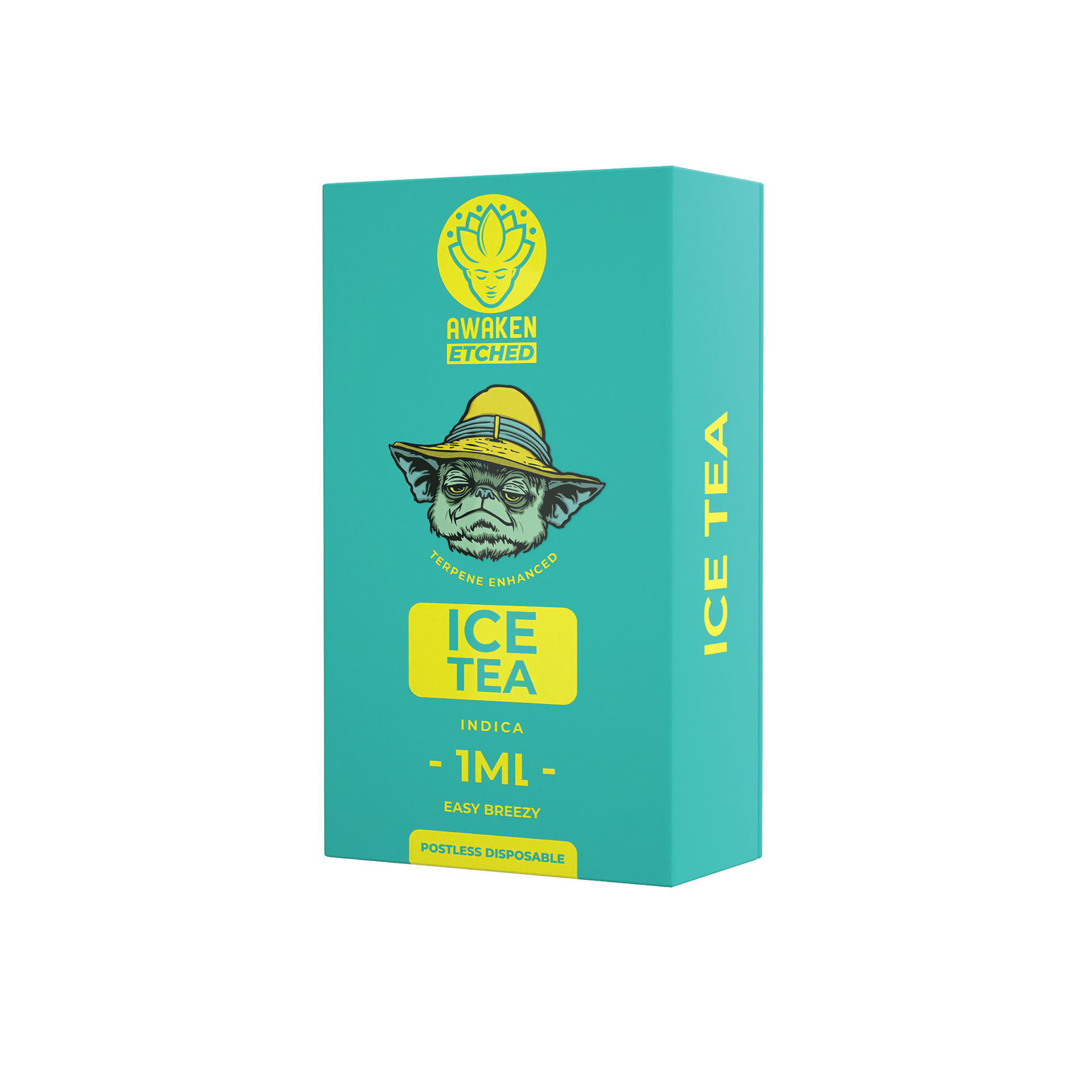 1ml Ice Tea Etched Disposable Vape