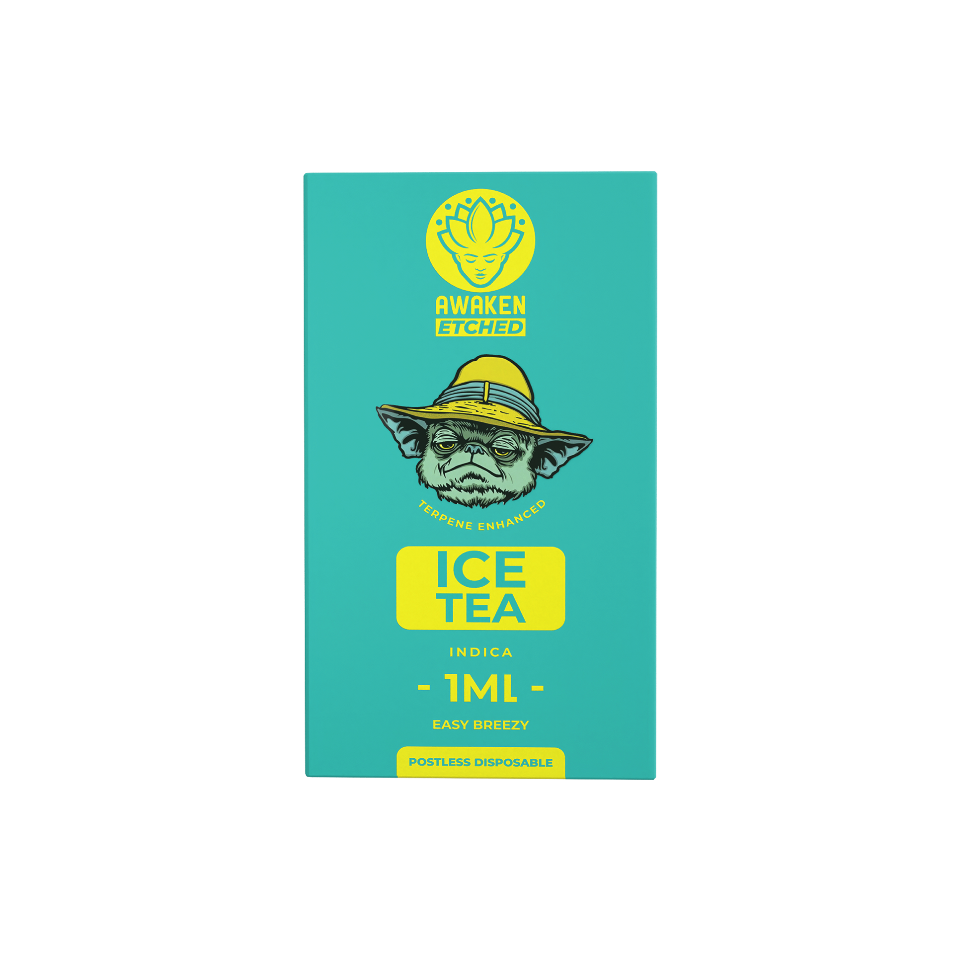 1ml Ice Tea Etched Disposable Vape