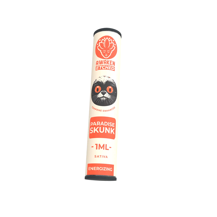 1ml Paradise Skunk Etched Vape Cartridge