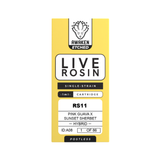 RS11 - Live Rosin 1ml Etched Vape Cartridge