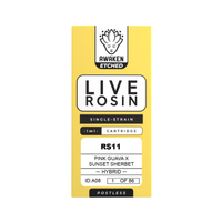 RS11 - Live Rosin 1ml Etched Vape Cartridge
