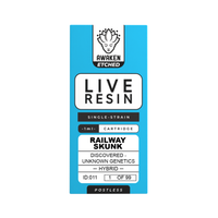 Railways Skunk - Live Resin 1ml Etched Vape Cartridge