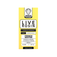 French Dexter - Live Rosin 1ml Etched Vape Cartridge