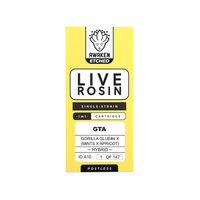 GTA - Live Rosin 1ml Etched Vape Cartridge