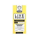 Permanent Marker - Live Rosin 1ml Etched Vape Cartridge