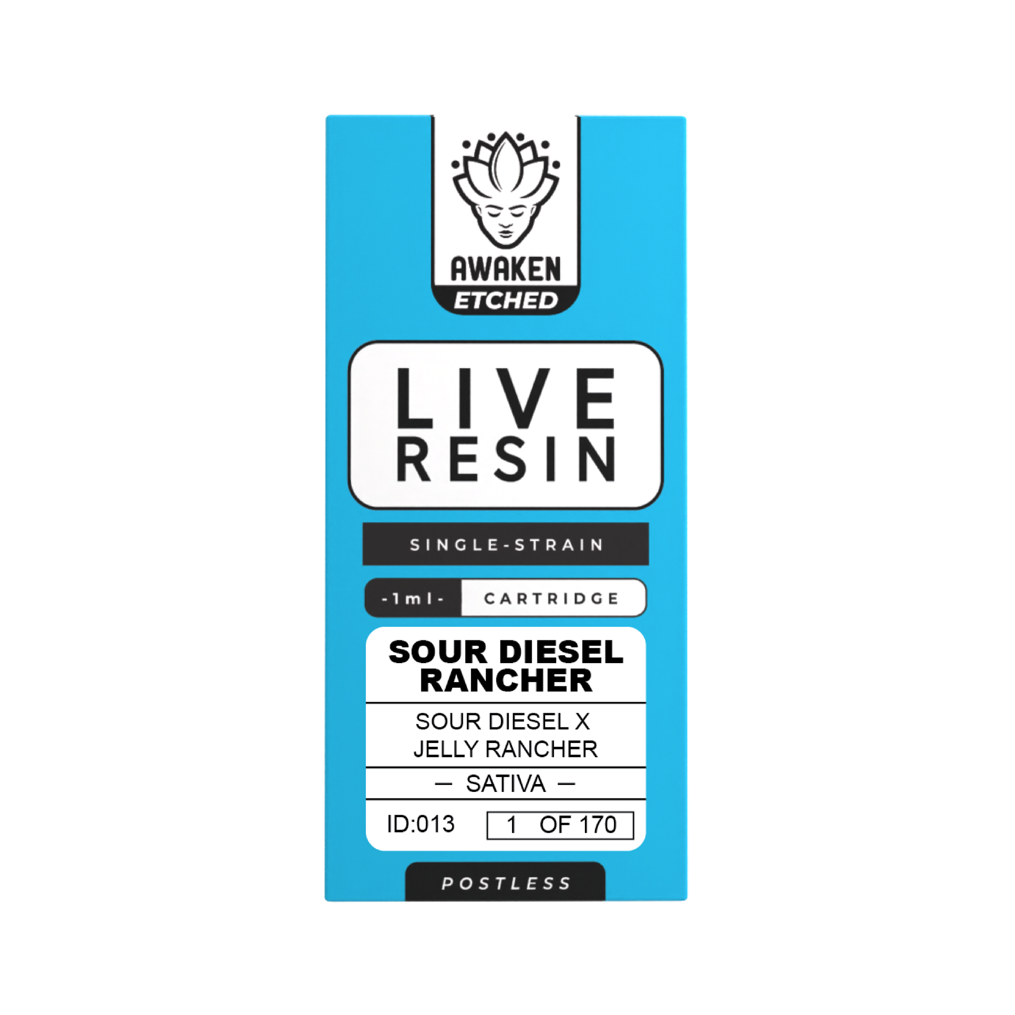 Sour Diesel Rancher - Live Resin 1ml Etched Vape Cartridge