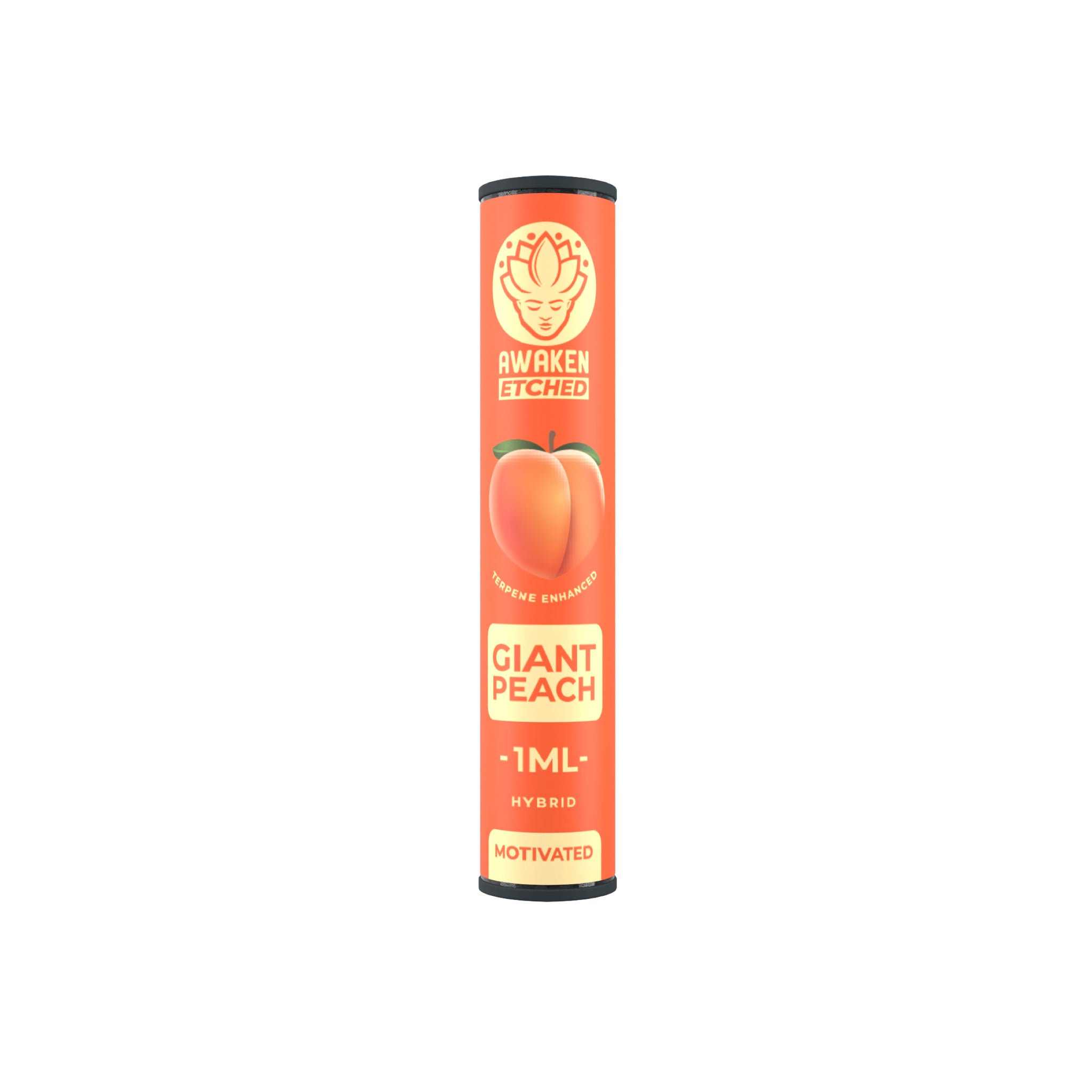 1ml Giant Peach Etched Vape Cartridge