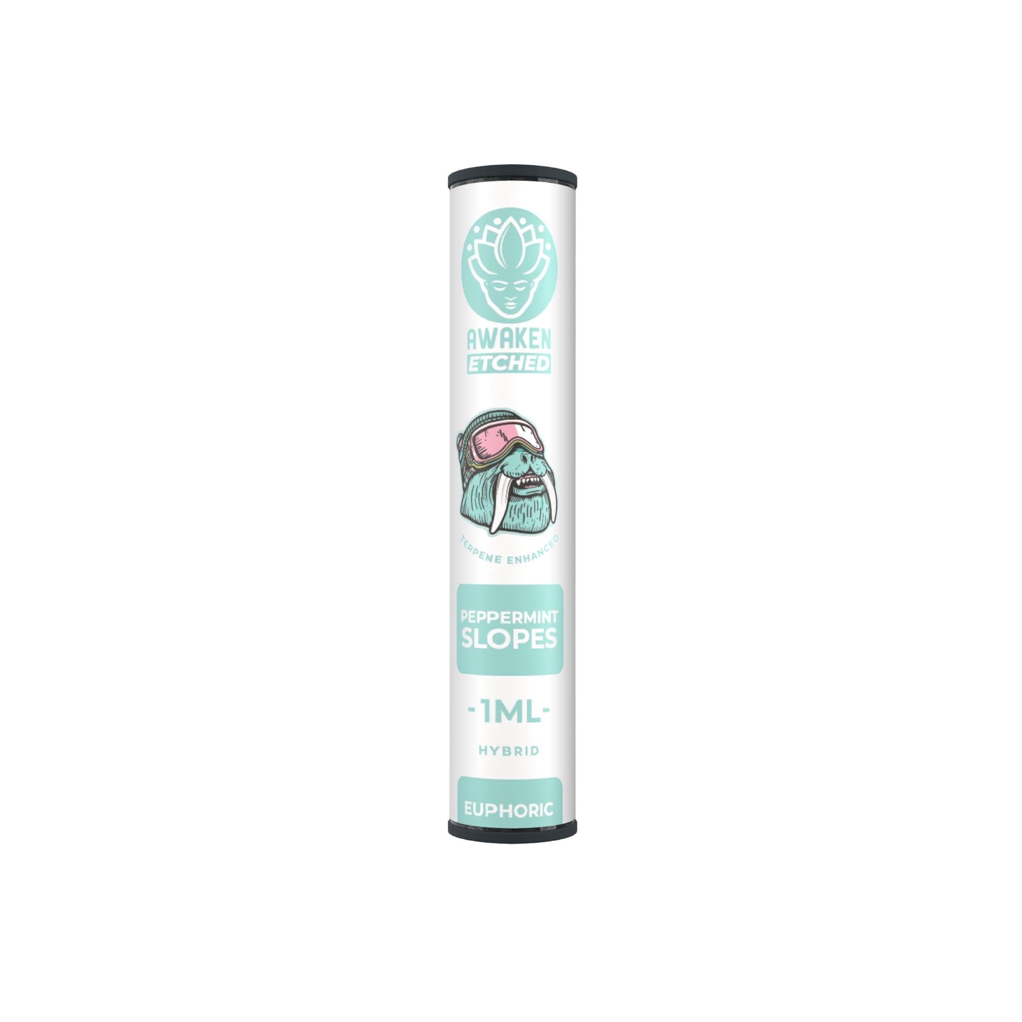 1ml Peppermint Slopes Etched Vape Cartridge